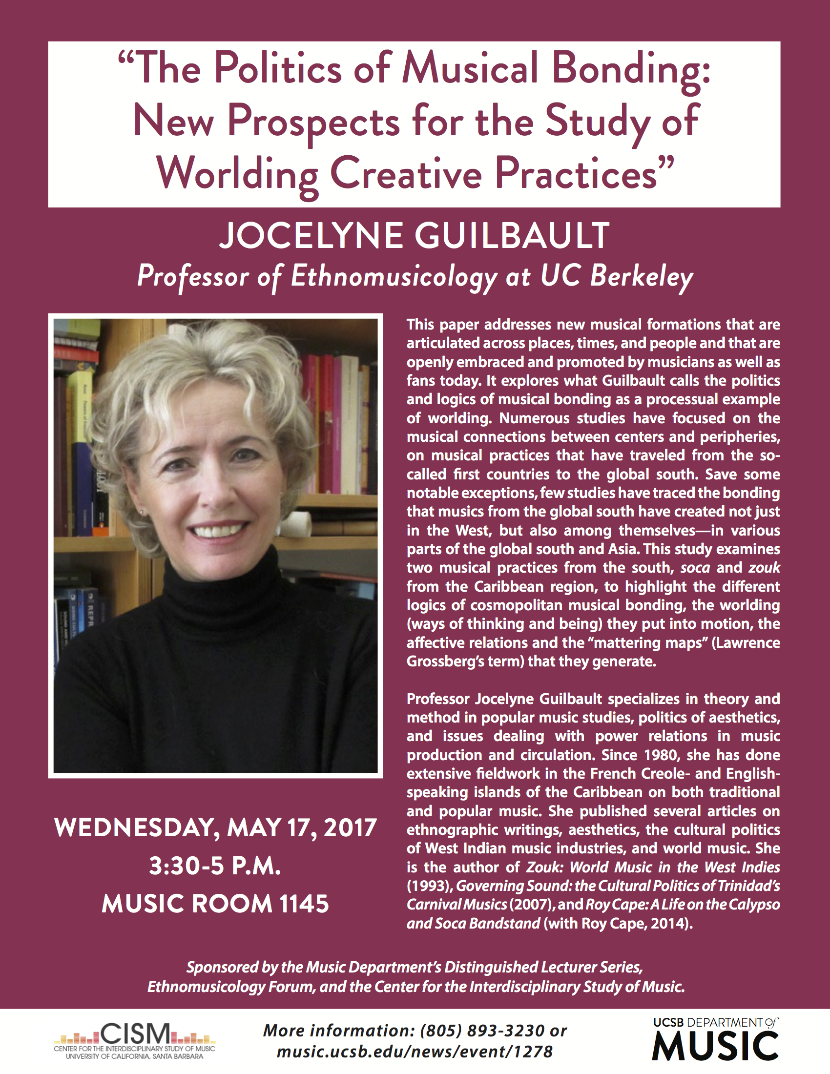 Jocelyne Guilbault's poster